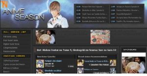 anime-season.com homepage