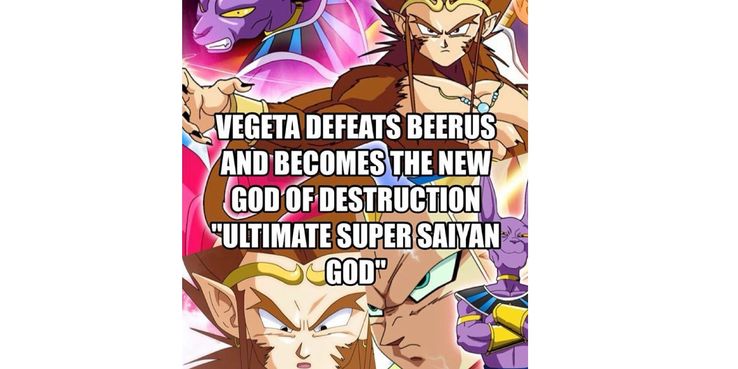 Best Dragon Ball Super Memes of Super Saiyan God Vegeta