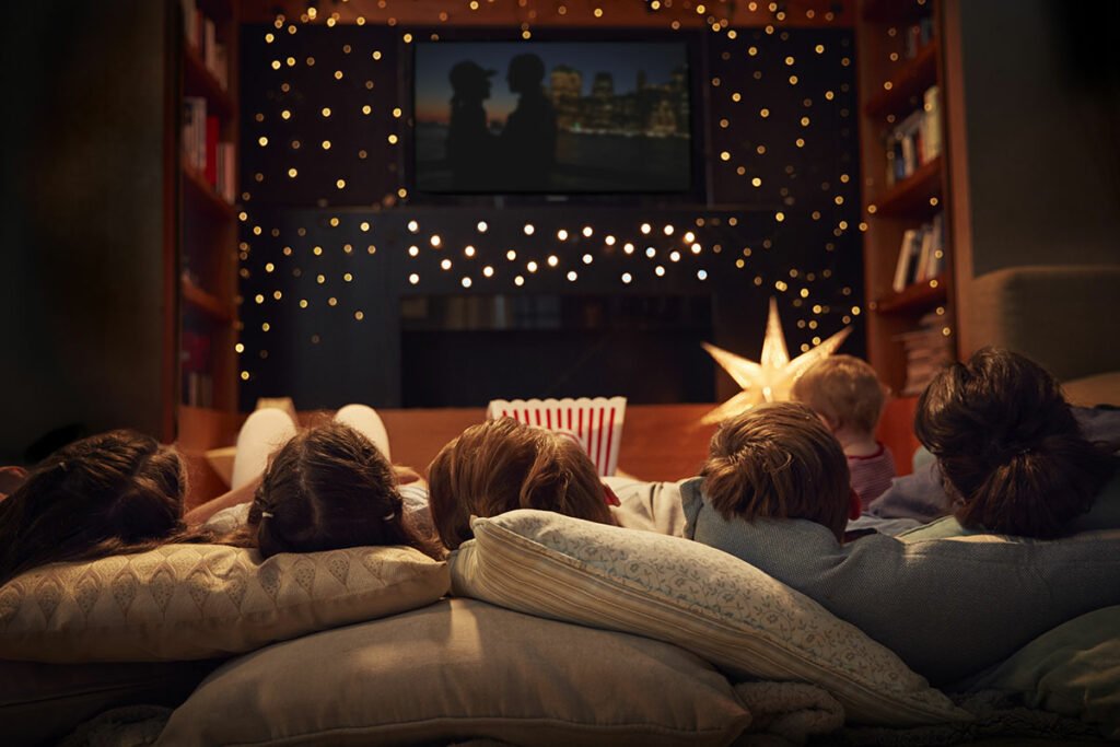 watch movies at home