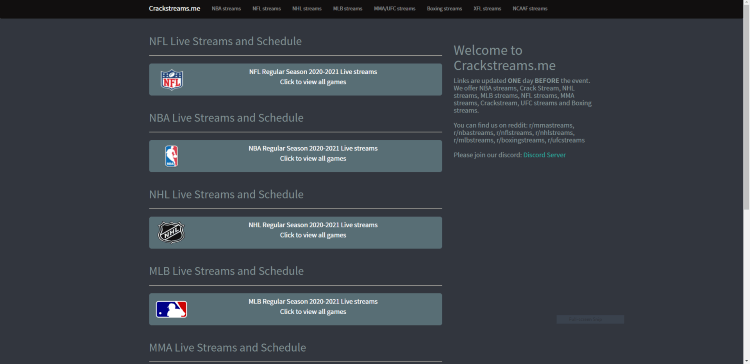 Best 10 Crackstreams Alternatives to Watch Sports - GeeksforGeeks