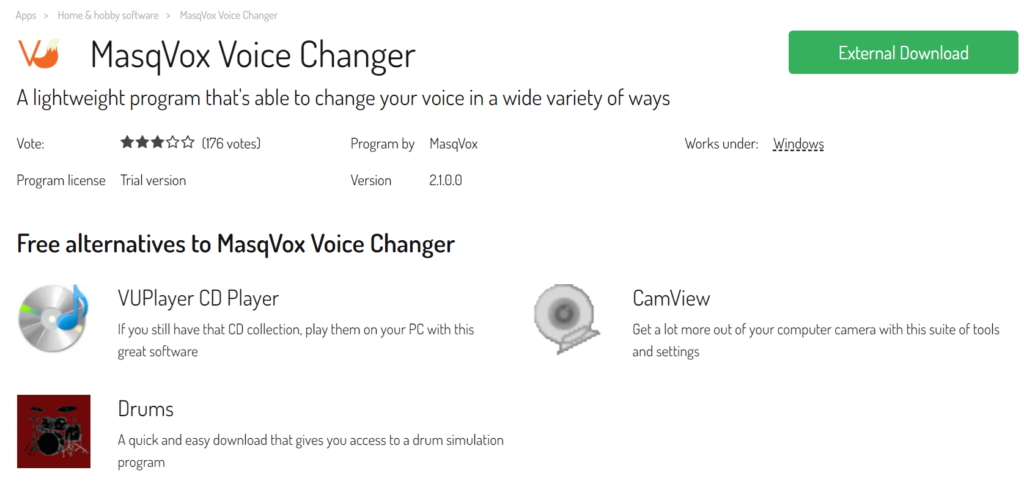 MasqVox Voice Changer