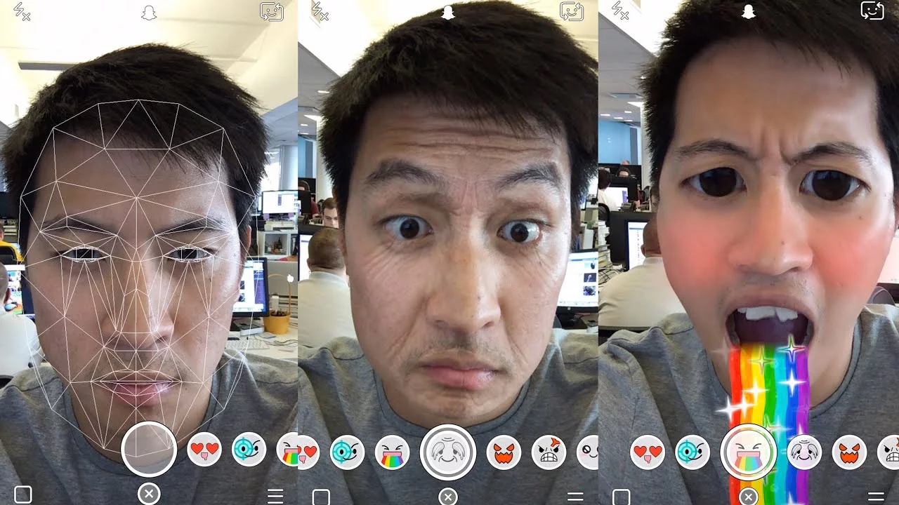 face filter apps like snapchat