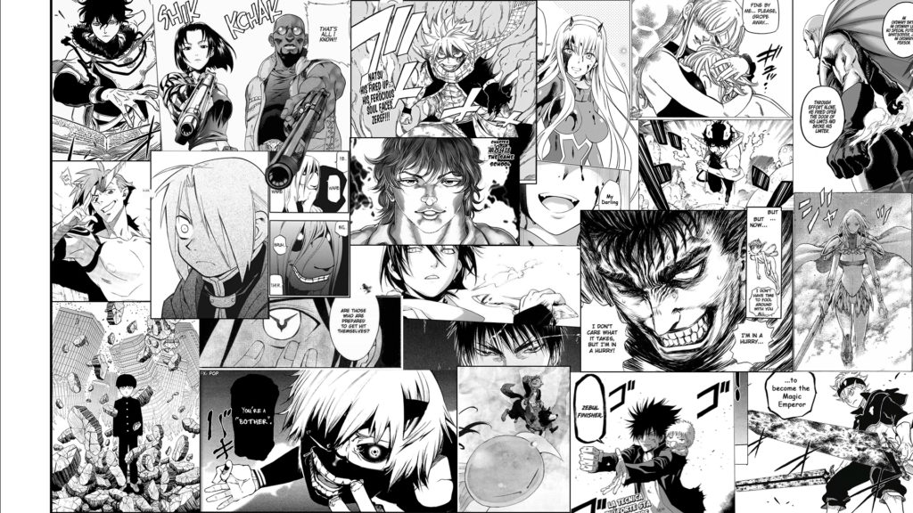 Black manga characters