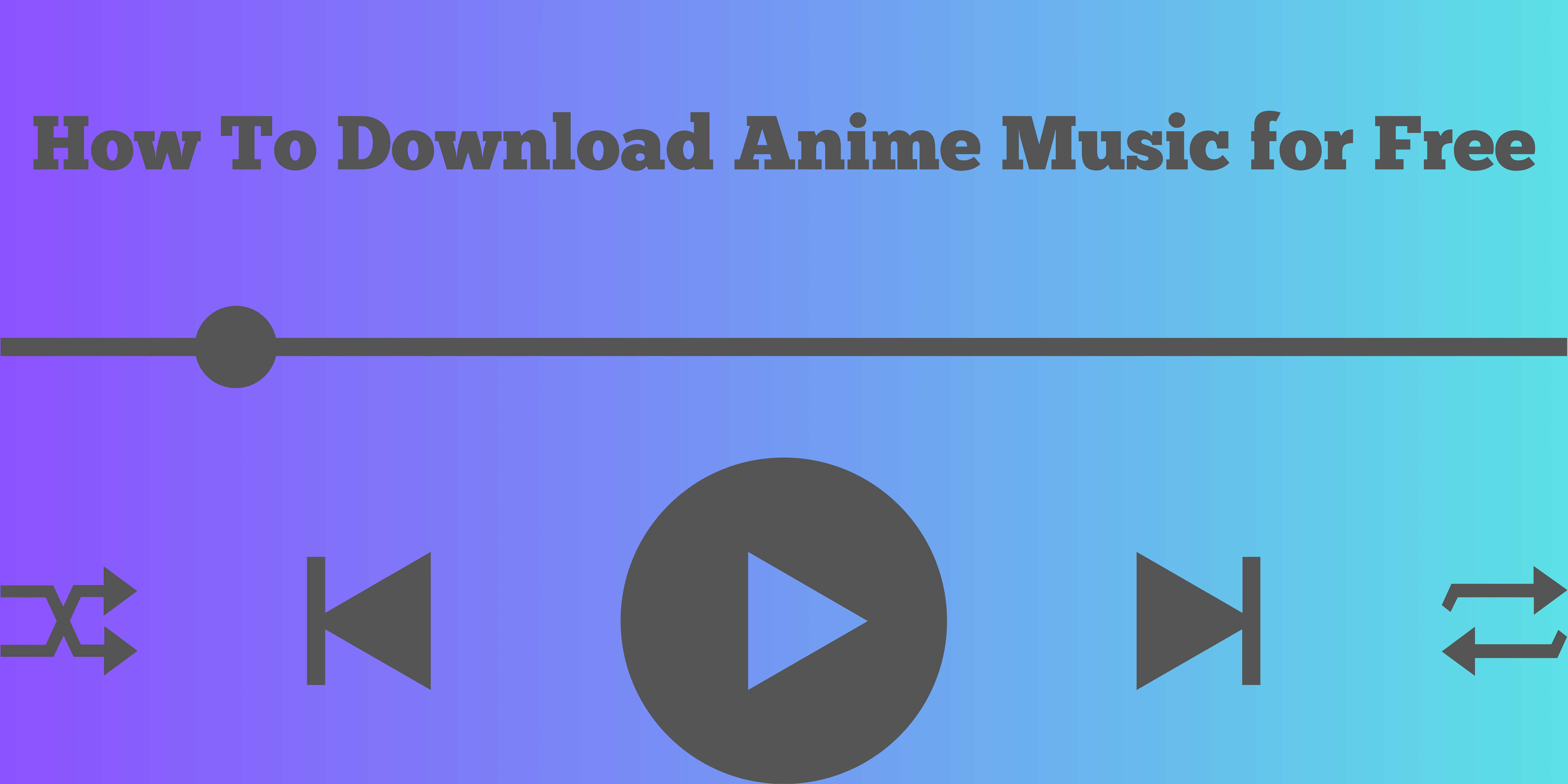 How to download anime music for free