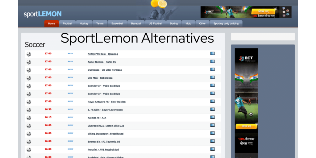 SportLemon Alternatives