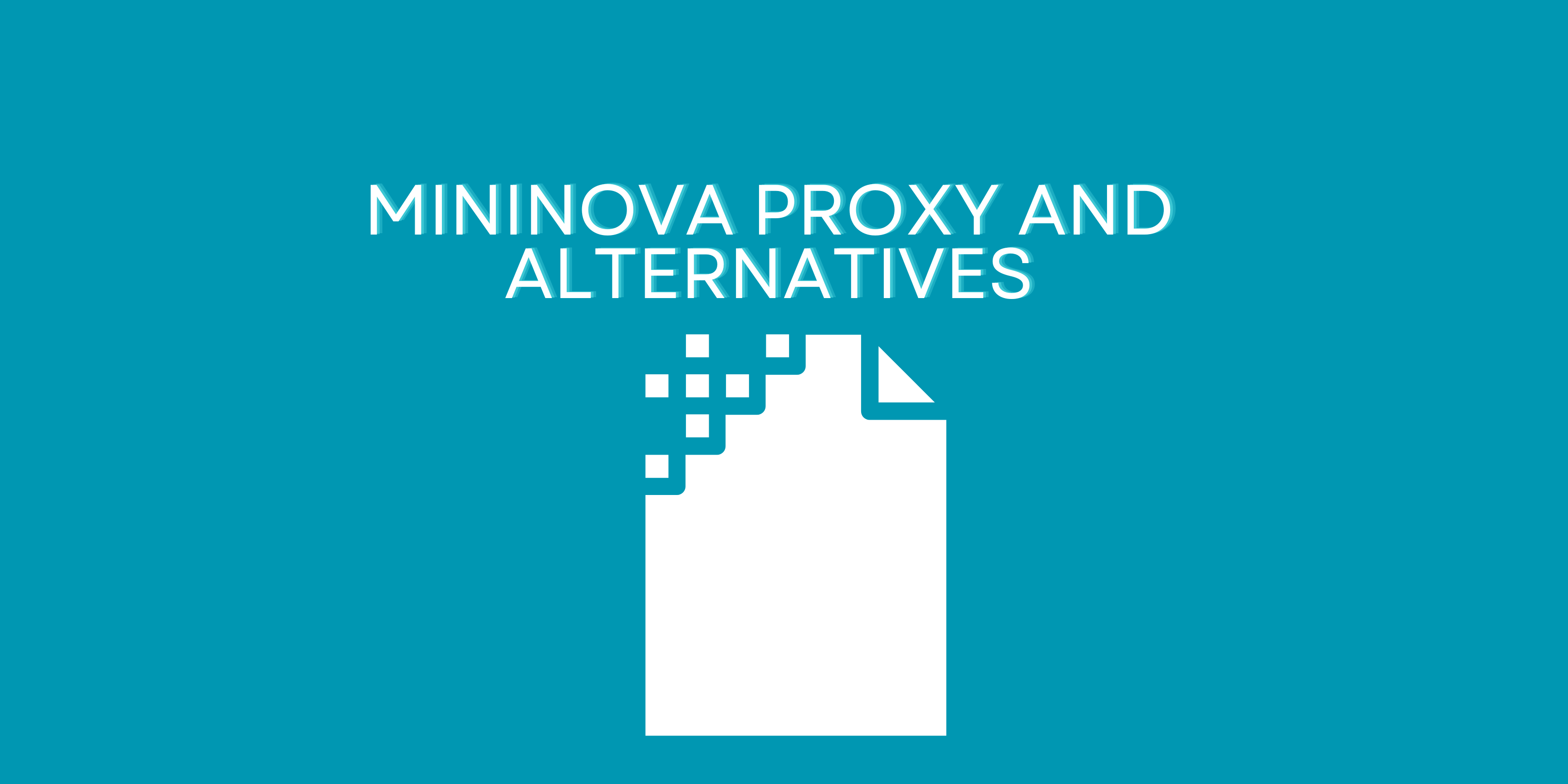 Mininova Proxy and Alternatives